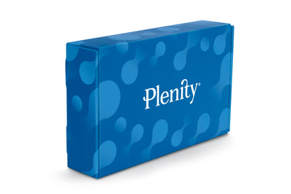 Side View of Unopened Plenity Box Standing Up 