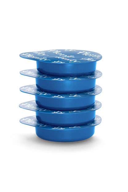 Plenity pill packets stacked